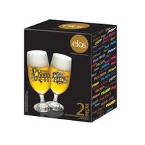 TAÇA VIDRO CERVEJA BRASÃO 300ml ELOS CONJUNTO C/2un TAÇA VIDRO CERVEJA BRASÃO 300ml ELOS CONJUNTO C/2un