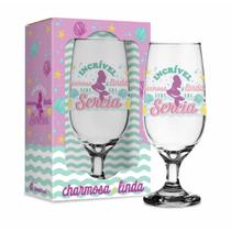 Taça Vidro Cerveja Chopp Modelos Variados 300ml Sereia Taça Vidro Cerveja Chopp Modelos Variados 300ml Sereia