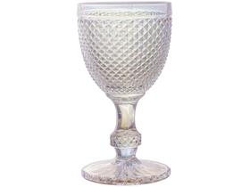 Taça Vidro Sodo-Calcico para Água Bico de Jaca Rainbow Metalizado 300ml Taça Vidro Sodo-Calcico para Água Bico de Jaca Rainbow Metalizado 300ml