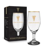 Taça Vidro Windsor Curso Fisioterapia Presente Formando - Brasfoot