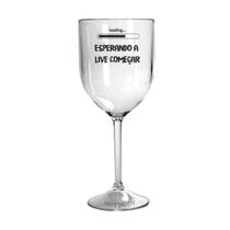 Taça Vinho Acrílico Transparente Personalizada Para Live Taça Vinho Acrílico Transparente Personalizada Para Live