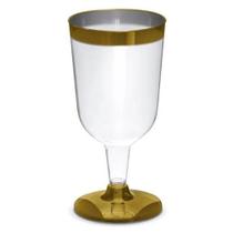 Taça vinho linha gold premium com 4 und Taça vinho linha gold premium com 4 und