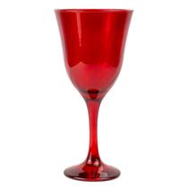 Taça Vinho Lirio Cor Vermelha Super Luxo 330 ml - Vidro