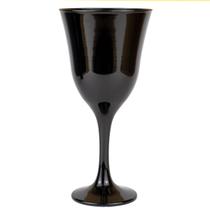 Taça Vinho Lirio Negra Super Luxo 330 ml - Vidro