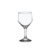 Taça Vinho Tinto Branco De Vidro Pequena Buffet 260Ml 12Uni