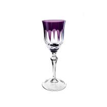 Taça vinho tinto em cristal Strauss Overlay 237.055 350ml ametista