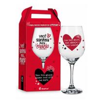 Taça vinho - você ganhou meu coração 385 ml