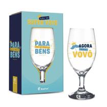 Taça Windsor 330ml - Promovido a Vovô Presente Brasfoot