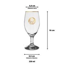 Taça Windsor 330ml Série Ouro Palmeiras Oficial Licenciado