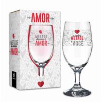 Taça Windsor - Amor, a outra metade é você Presente Namorados Brasfoot Taça Windsor - Amor, a outra metade é você Presente Namorados Brasfoot