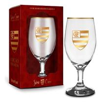Taça Windsor Flamengo Série Ouro Vidro Cerveja Chopp - 330Ml