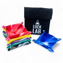 Taças de armazenamento de jogos de tabuleiro Luck Lab, pacote com 6 unidades e bolsa Taças de armazenamento de jogos de tabuleiro Luck Lab, pacote com 6 unidades e bolsa