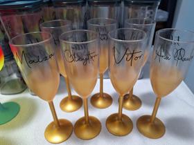 Taças de champanhe 190ml personalizadas - IVANA PERSONALIZADOS