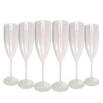 Taças De Champanhe Acrílico Cristal 160ml - 10 Unidades Chandon Champagne