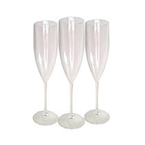 Taças De Champanhe Acrílico Cristal 160ml - 5 Unidades Chandon Champagne - M&Ca Plásticos