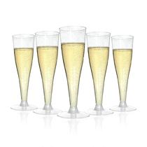 Taças de champanhe Bestluck, pacote de 50 ml, plástico prateado com glitter Taças de champanhe Bestluck, pacote de 50 ml, plástico prateado com glitter