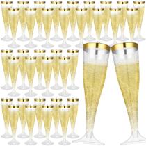Taças de champanhe de plástico descartáveis Jingmore 130mL (pacote com 36)