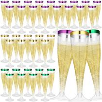 Taças de champanhe de plástico Jingmore, 36 unidades, 130 ml, descartáveis