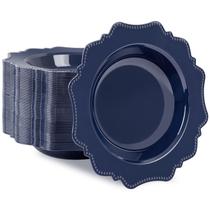 Taças de festa de plástico COLOSUS Navy Blue, pacote 60, 350 ml