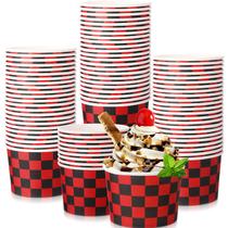 Taças de lanche descartáveis Zopeal Christmas 9 onças 50 unidades