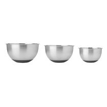 Taças de mistura KitchenAid em aço inoxidável, conjunto de 3