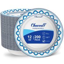 Taças de papel Clawsoff 350 ml, 200 unidades a granel, à prova de imersão