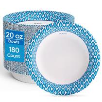 Taças de papel descartáveis MUCHII 590mL 180 unidades 20 onças