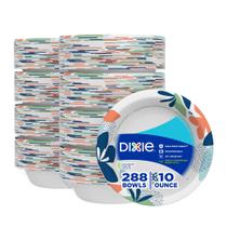 Taças de papel Dixie 300 ml (36 unidades) (pacote com 8), seguras para micro-ondas