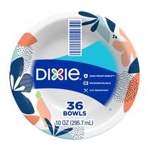 Taças de papel Dixie Everyday 300 ml 36 unidades, seguras para micro-ondas