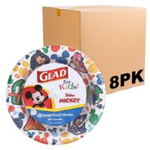 Taças de papel Glad para crianças Disney Mickey and Friends 350 ml 40 quilates