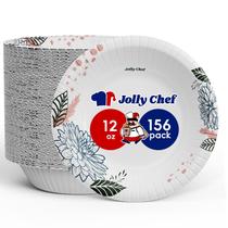 Taças de papel JOLLY CHEF, 12 onças (156 unidades), à prova de imersão, seguras para micro-ondas Taças de papel JOLLY CHEF, 12 onças (156 unidades), à prova de imersão, seguras para micro-ondas