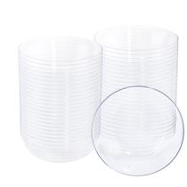 Taças de plástico descartáveis BuCla 10oz Clear (pacote com 50)