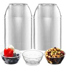 Taças de plástico JoyServe Clear Mini 180 ml (pacote com 50) descartáveis Taças de plástico JoyServe Clear Mini 180 ml (pacote com 50) descartáveis