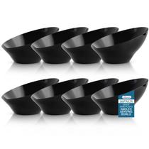 Taças de plástico Liacere Black 600mL descartáveis, pacote com 16 Taças de plástico Liacere Black 600mL descartáveis, pacote com 16