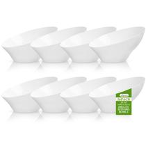 Taças de servir Liacere 600 ml de plástico branco, pacote com 16 Taças de servir Liacere 600 ml de plástico branco, pacote com 16