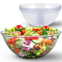 Taças de servir Stock Your Home Clear Plastic, pacote com 4, 4,4 L