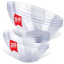 Taças de servir Stock Your Home (pacote com 6) 1,6 L e 1,2 L Taças de servir Stock Your Home (pacote com 6) 1,6 L e 1,2 L