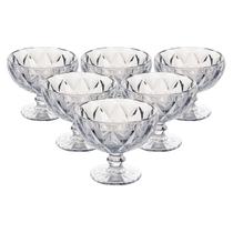 Taças de Sobremesa Transparente 335mL Diamante - 6un Taças de Sobremesa Transparente 335mL Diamante - 6un