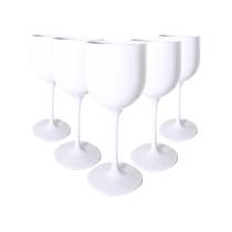 Taças De Vinho De Acrílico Cristal 260ml 10 un Festas Aniversario Natal
