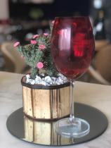 Tacas de vinho de cristal banquet vermelho 580ml - Wolff