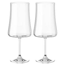 Taças de Vinho e Água Cristal 560ml Com Titânio Pleasure 2 peças - Haus Concept