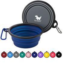 Taças dobráveis para cães Rest-Eazzzy Large, pacote com 2 mosquetões