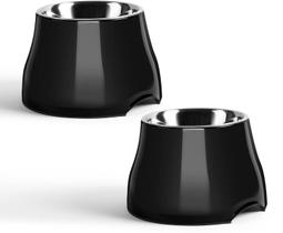 Taças elevadas FluffyDream para cães grandes com aço inoxidável