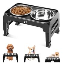 Taças Elevadas para Cães COMESOON - 3 Alturas Ajustáveis para Cães Pequenos