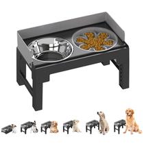 Taças elevadas para cães PAKEWAY à prova de derramamento com aço inoxidável