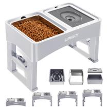 Taças elevadas para cães UPSKY 3 em 1 em aço inoxidável ajustável