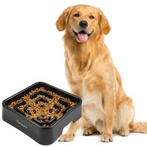 Taças para cães Slow Feeder Tolopu, extra grandes, duráveis, pretas