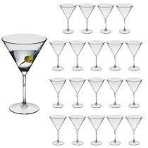 Taças Para Martini El Caribe 260ml 20pçs Elegante Resistente