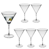 Taças Para Martini El Caribe 260ml 6pçs Elegante Resistente