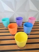 Taças para sobremesa de natal kit com 6 taças